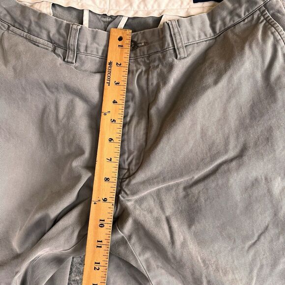 Polo Ralph Lauren Mens Pants 36x32 Gray Chino Classic Fit Business Work Casual - Picture 7 of 8